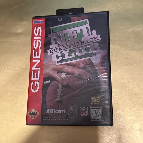 NFL Quarterback Club (Sega Genesis) *COMPLETE W/ MANUAL