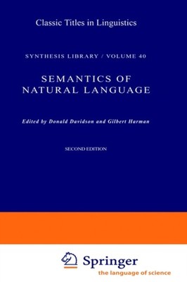 Davidson - Semantics of Natural Language - New hardback or cased book  - X555z