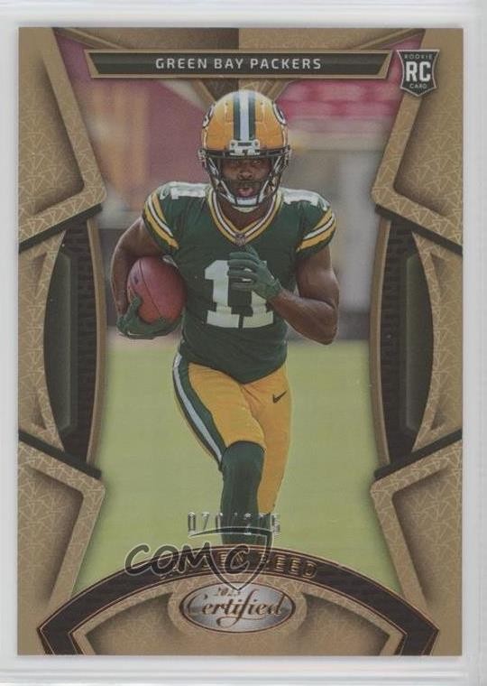 2023 Certified Rookies Mirror Bronze 70/275 Jayden Reed #123 Rookie RC 1o2