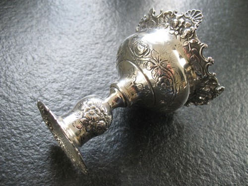 Kerzenleuchter Silber 800 Hildesheimer Rose Kerzenständer sehr schön 176 Gramm - Bild 10 von 12