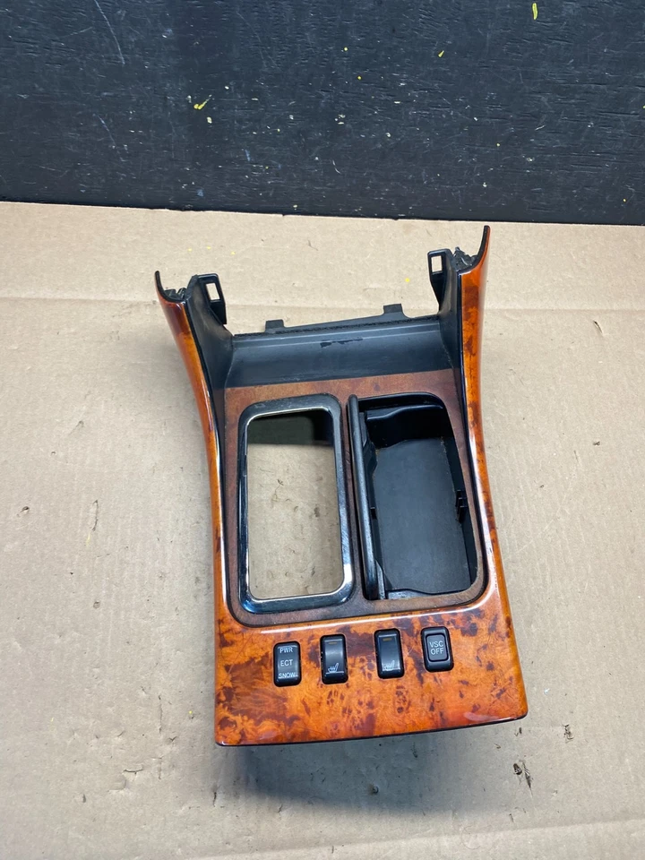 Lexus GS300 2002 2005 consola central palanca de cambios bisel portavasos moldura OEM P3736 DG Foto 2 de 4