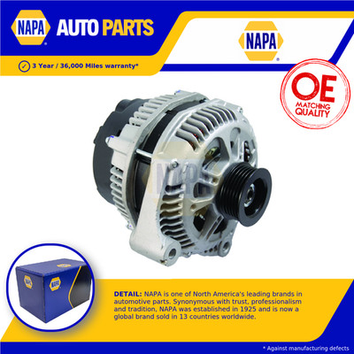 Alternator fits BMW X5 E53 3.0D 01 to 03 NAPA 12311248296 12312248296 Quality