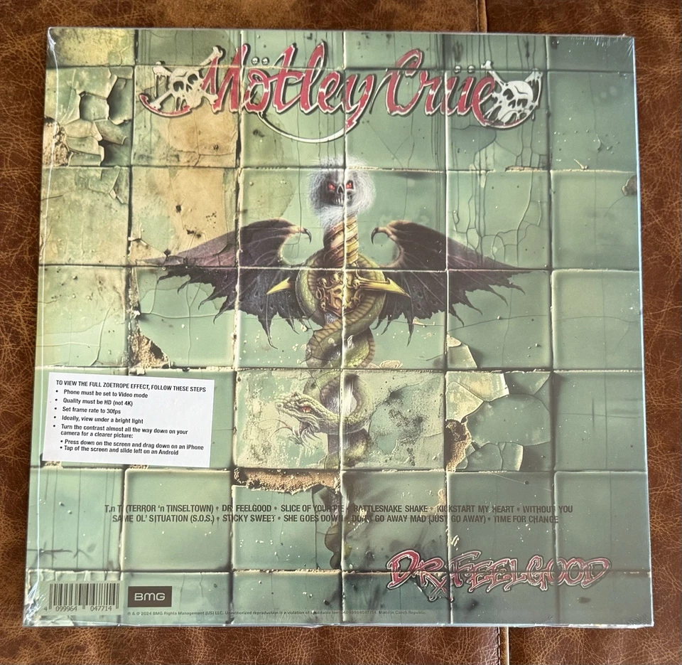 Motley Crue ~ Dr. Feelgood Limited 35th Anniversary Edition (Zoetrope) Vinyl - Image 3 of 4