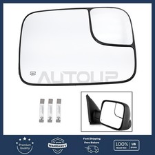 Rh Towing Mirror Glass Fit 2005-2008 Dodge Ram 1500 Ram 2500 Ram 3500 Heated
