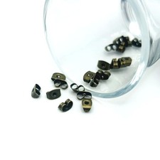 Bronze Butterfly Earring Back Stoppers, 6x4mm - US Seller