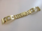Rally (oval) sport gold plated 17 18 19 20 MM watch bracelet 1970's