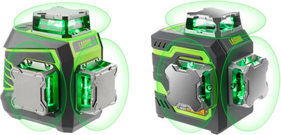 3X360° Green Laser Level with Magnetic Stand & Carrying Case