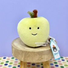Jellycat FABULOUS FRUIT APPLE Soft Plush Toy NWT Shiny Red Crisp LOVEY Orchard!