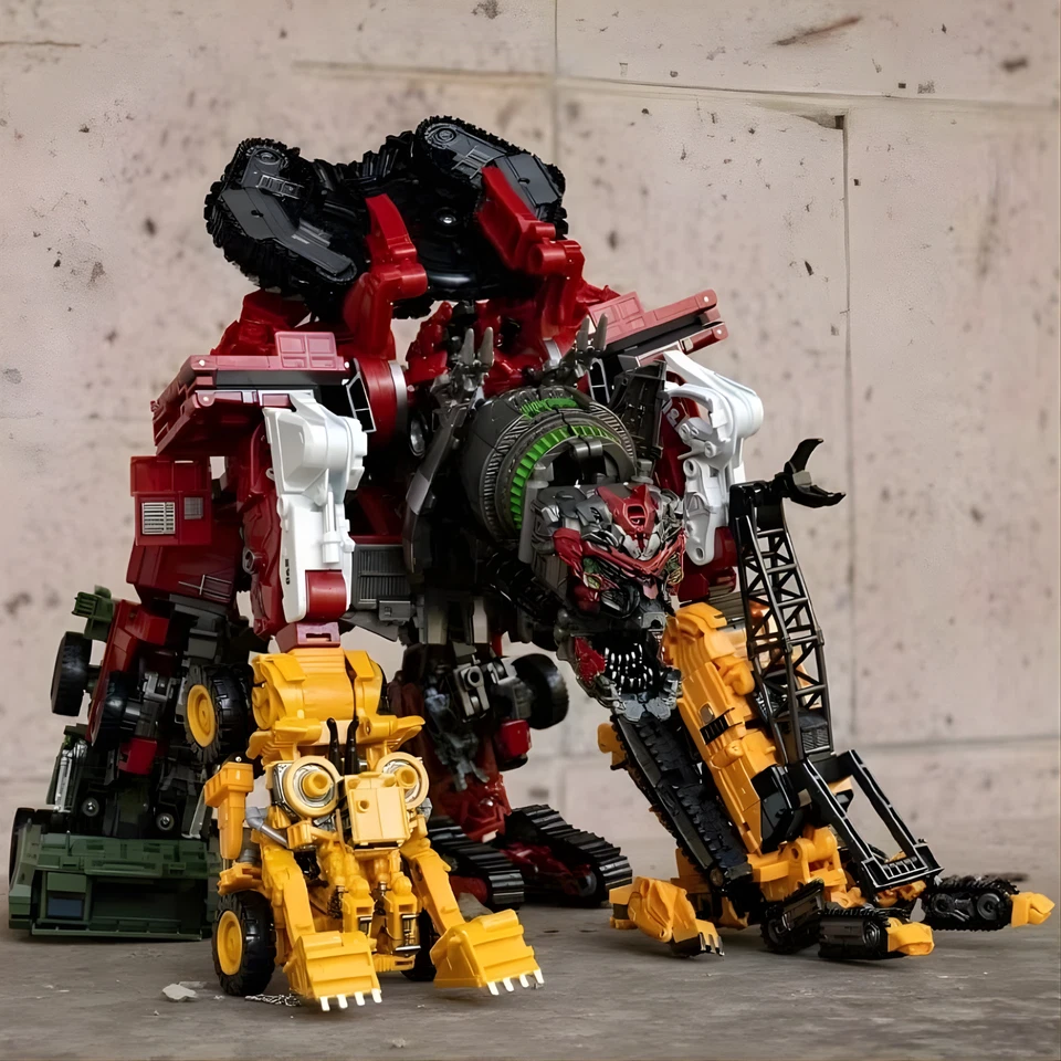 NEW 8 In 1 Oversize Devastator Action Figures Robot Transformation Toy Kids Toys - Image 2 of 4