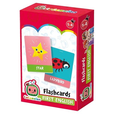 Cocomelon Meine ersten englischen Lernkarten - Lernset für 1-4 Jahre