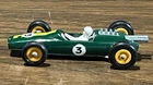 Vintage Matchbox No. 19 LOTUS Dark Green Racing Car #3 Lesney, England 1965