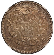 1754 France Paris Order of St. Louis Silver Jeton Medal - NGC AU 50 - F-3724