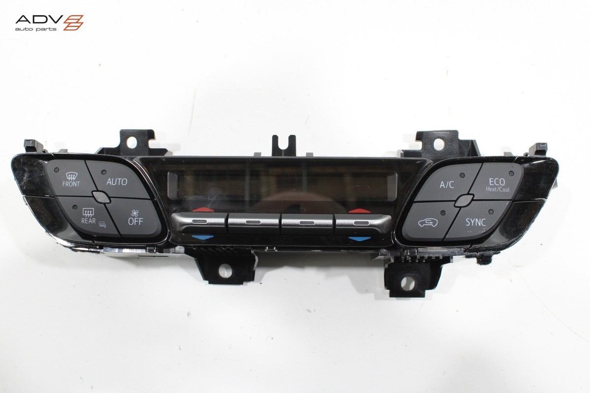 2019 TOYOTA C-HR DASH HVAC AC HEATER TEMPERATURE CLIMATE CONTROL