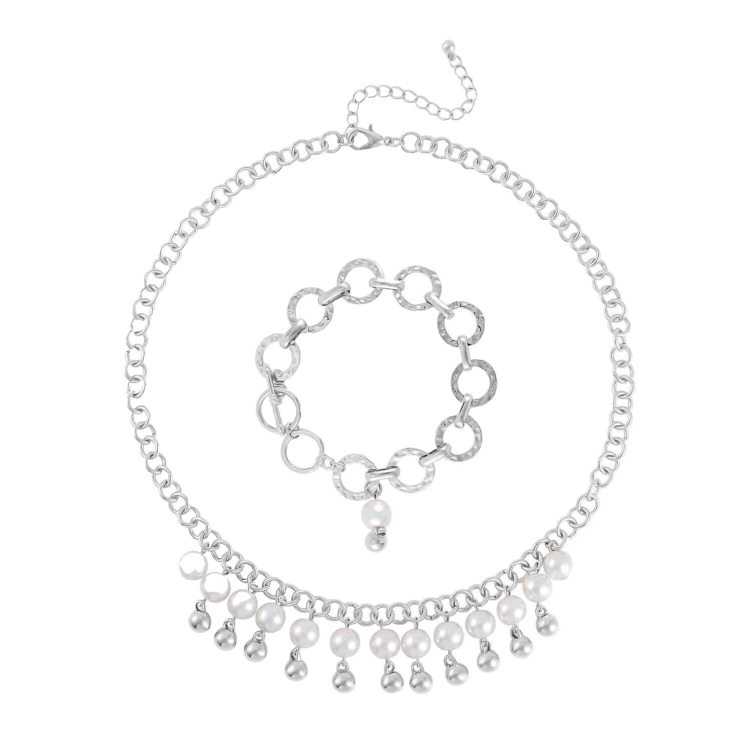 Glass Natural White Fashion Jewelry Sets