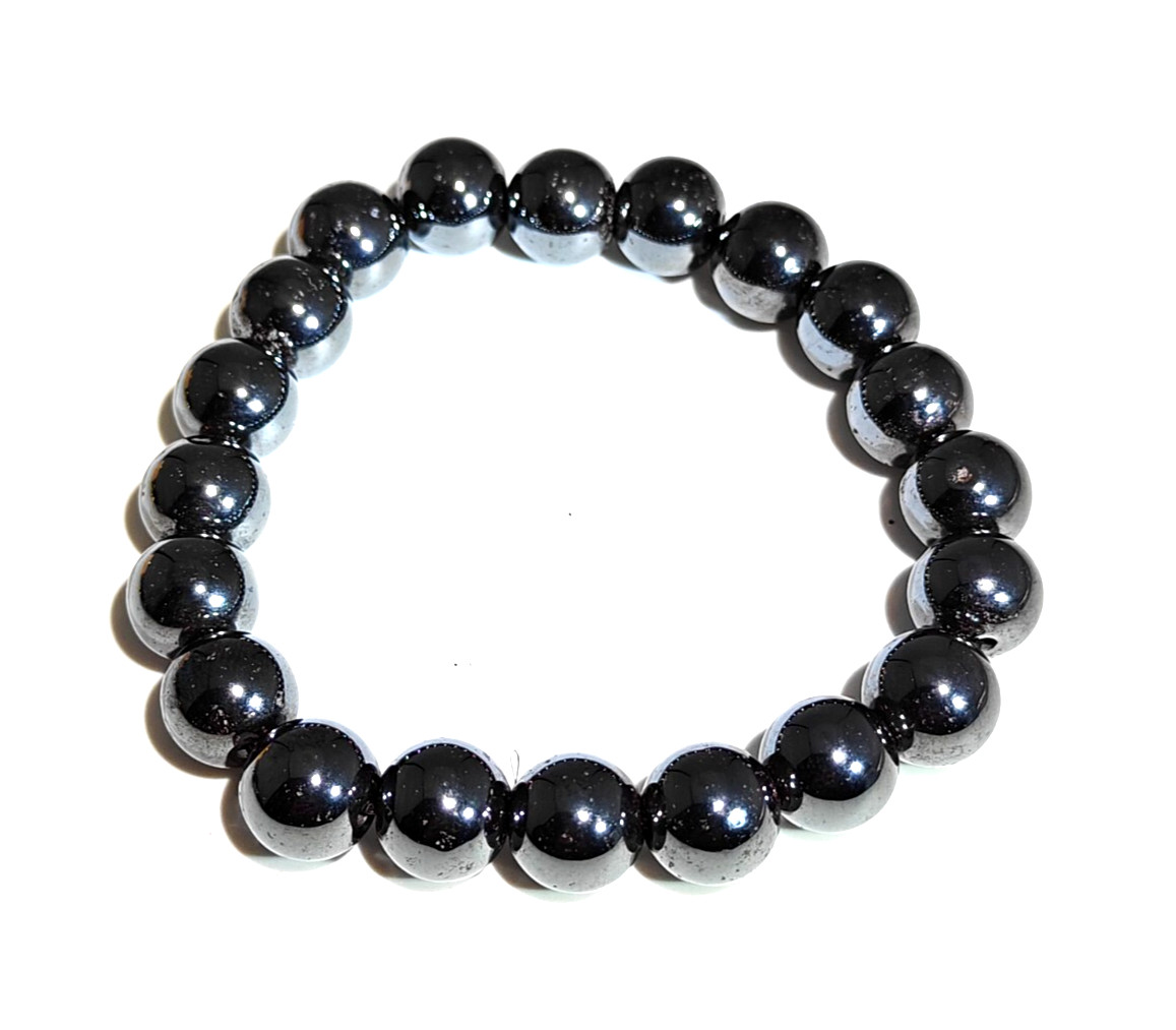AAA Heilstein Armband Hämatit Magnetisch 10mm – Energie…