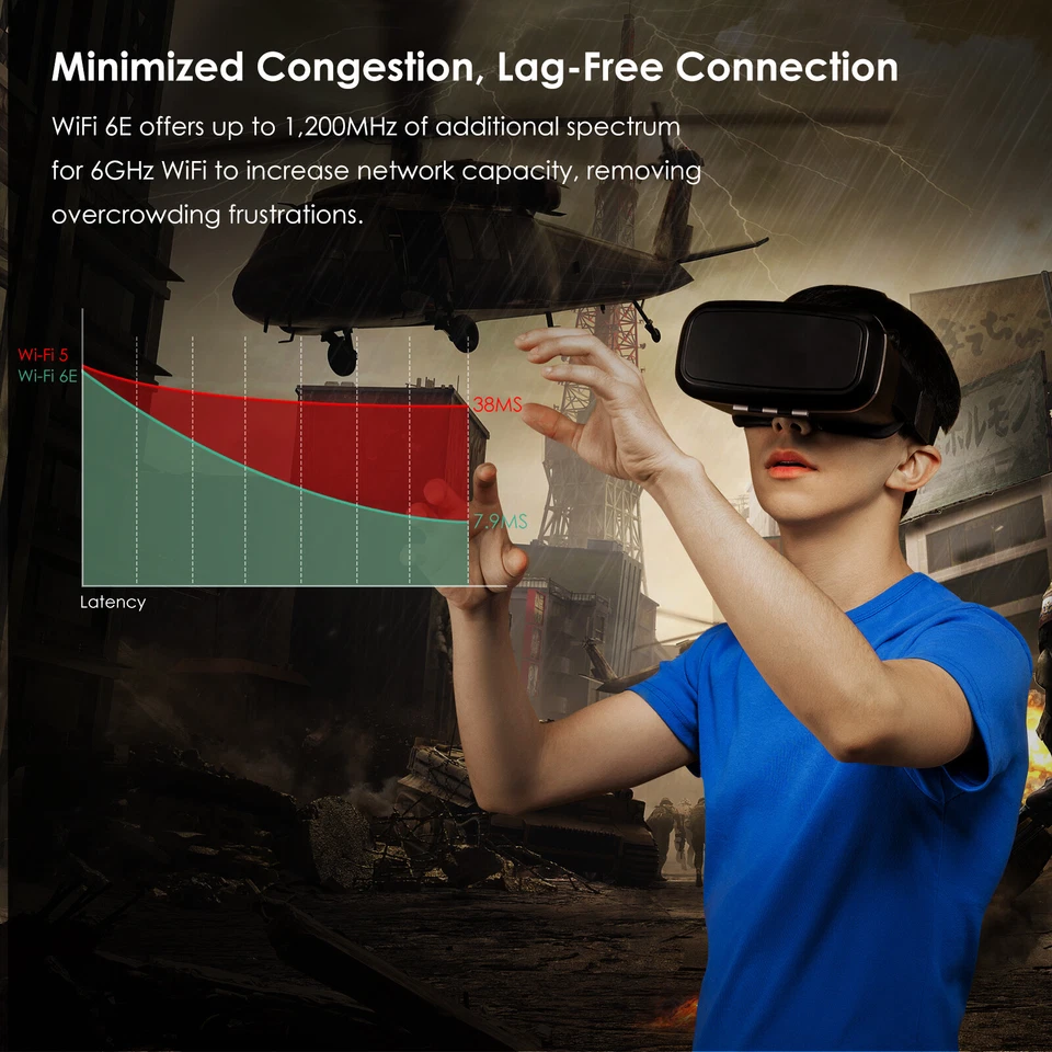 WiFi 6E Card Intel AX210NGW 5400Mbps Tri-Band Network Adapter Bluetooth 5.3 - Image 3 of 4