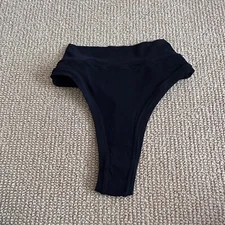 Kim Kardashian Skims Onyx Mesh Thong, Size XXS NWT