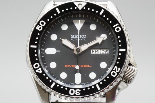 Vintage *Exc+5* SEIKO BLACK BOY 7S26-0020 Divers 200m Men Automatic Watch - Picture 3 of 12