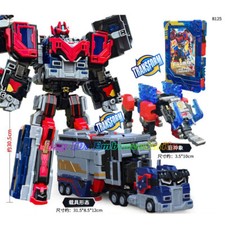 Metal Cardbot HEAVY IRON Truck Transform Robo...