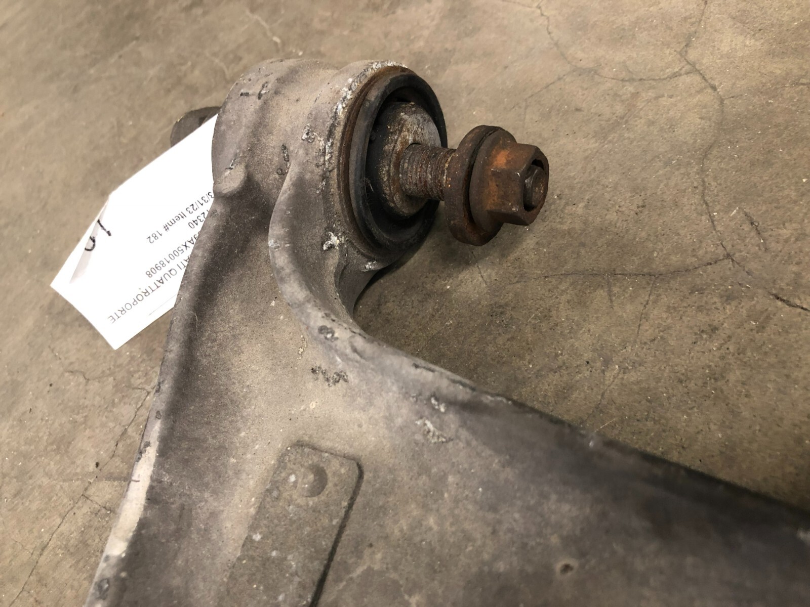 ⭐03-12 MASERATI QUATTROPORTE REAR LEFT DRIVER SIDE LOWER CONTROL ARM LOT2340