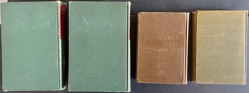 4 WILLIAM JAMES PSYCHOLOGY BOOKS - SEE PHOTOS - Picture 16 of 19
