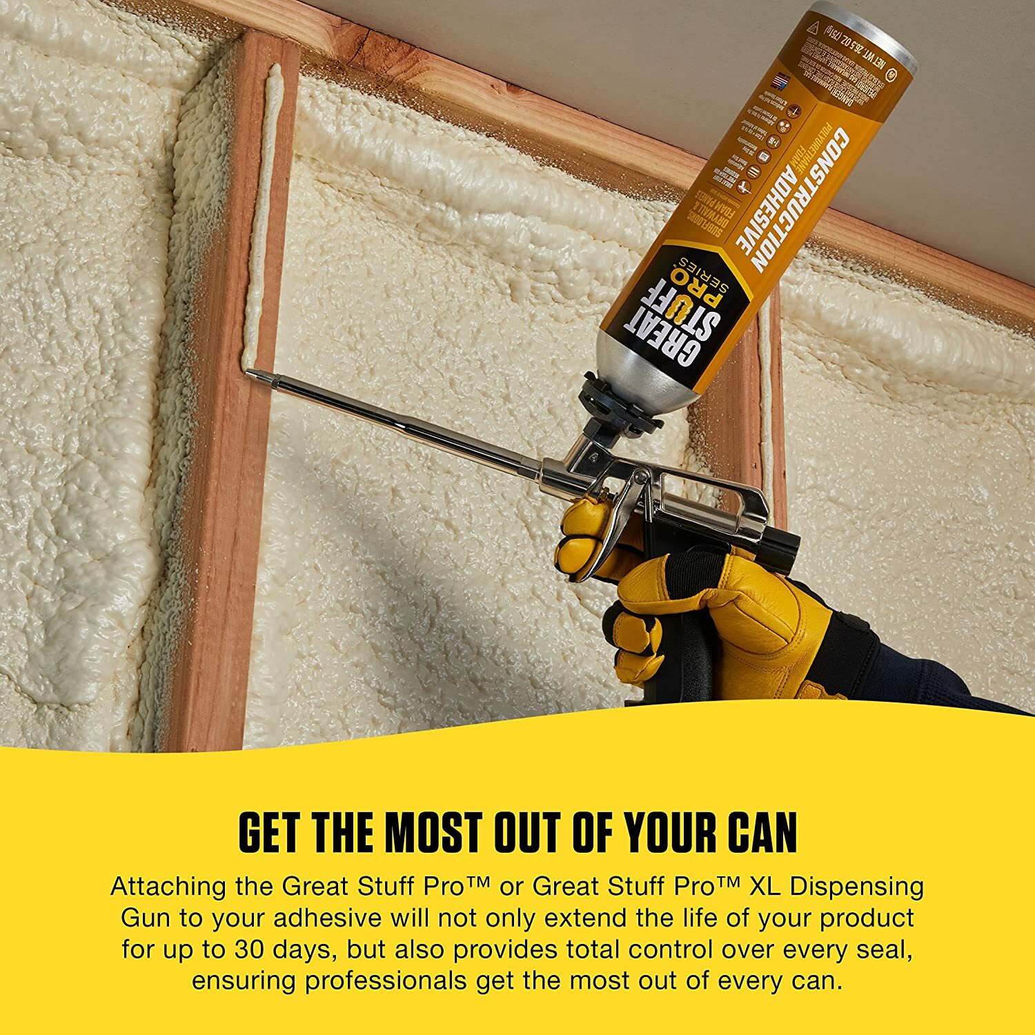 12 Pack Great Stuff Pro 343087 26.5 Oz Aerosol Floor & Wall Foam