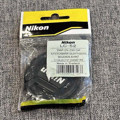 Original Nikon 52mm Snap-On Front Lens Cap NIKKOR JUM 515,897 V2 - Bon état !! e