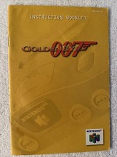 GoldenEye 007 Nintendo 64 N64 James Bond Instruction Booklet Manual Only