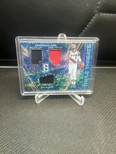 2017-18 Spectra Triple Threats Disco 2 Colors Relic Damian Lillard 10/49 BUCKS🔥