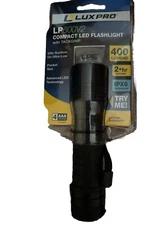 NEW Lux Pro LP600V2 400 Lumen IPX6 Waterproof LED Flashlight w/Hi/Med/Low/Strobe