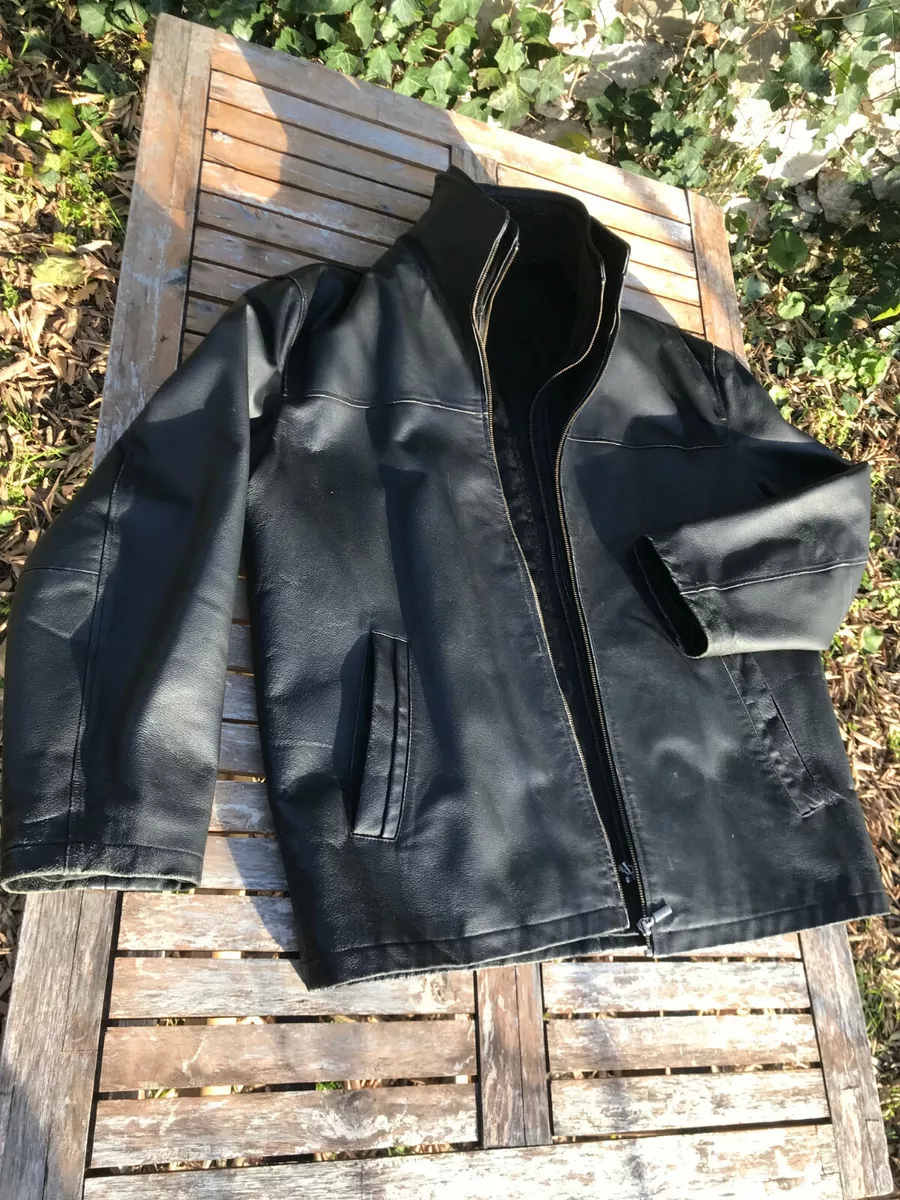 Veste cuir hotsell épais homme