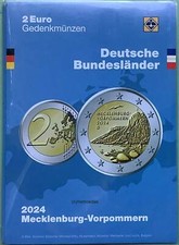 Leuchtturm Münzkarte 2 € Euro Bundesländer Gedenkmünzen Euro-Sätze Auswahl