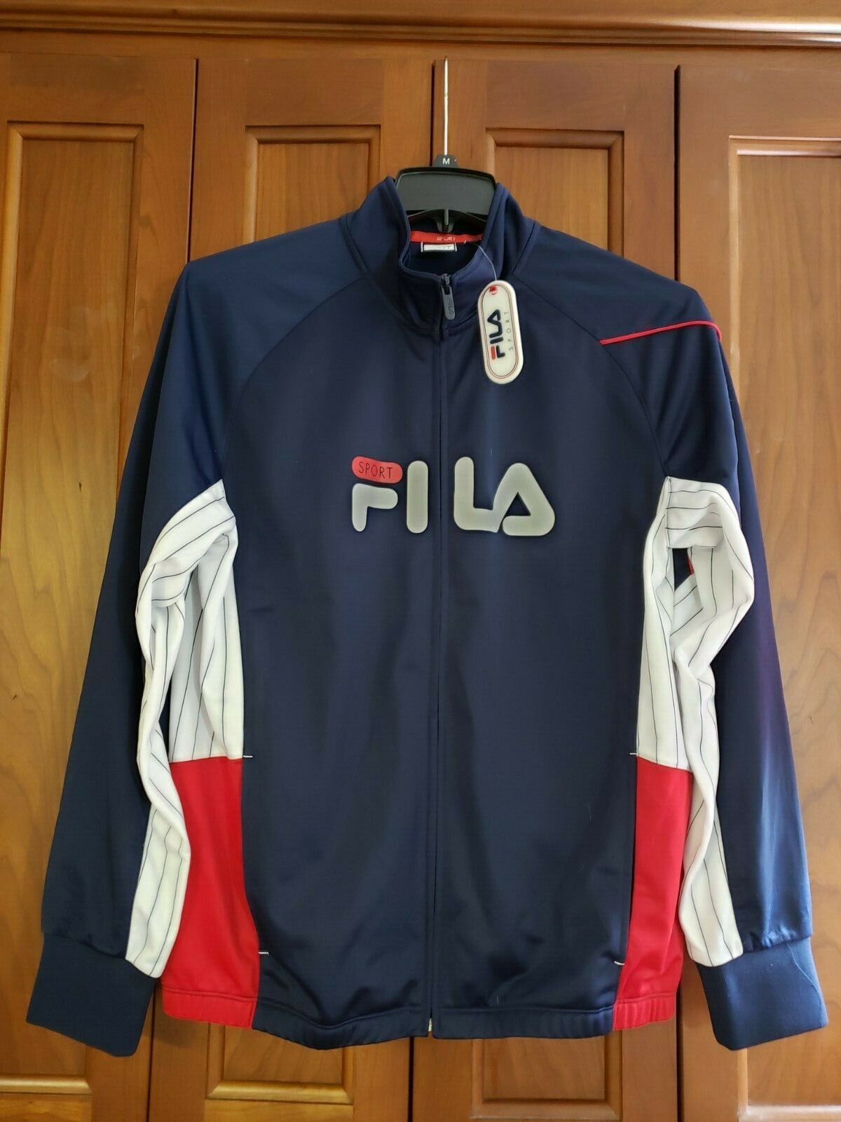 Giacca riscaldante uomo Fila Sport full zip taglia media