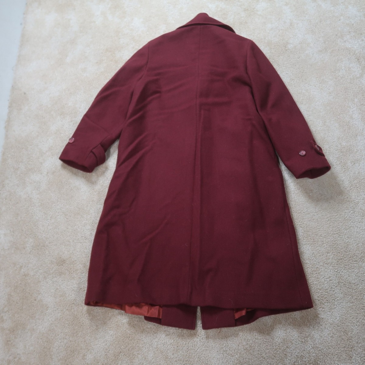 Vintage Saxton Hall Virgin Wool Coat women's 20 Red | eBay