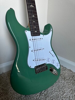 PRS Electric Guitar , John Mayer Model - SE Silver Sky(Green) - Very Gently Used