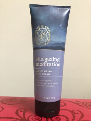 Bath & Body Works Aromatherapy BERGAMOT PATCHOULI VETIVER Body Cream 8 oz Rare