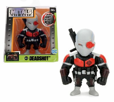 JADA 2.5'' METAL SUICIDE SQUAD DEADSHOT RED CHEST ARMOR DIECAST FIGURE 84853-W1