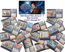 2024 Doctor Who, Series 5 - 7, Base Card Set, Cards 1 through 117 You PICK