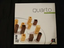 Quarto Strategy Board Game by Blaise Muller. Gigamic. All Wood. Open Box. Unused