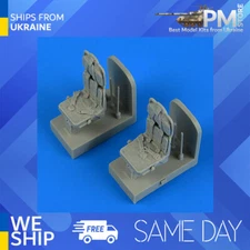 Quickboost 48715 1/48 SH-3H Seaking seats with safety belts for Hasegawa Revell