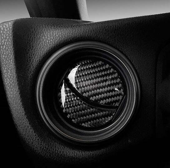 Real Carbon Fiber Center Dashboard Air AC Vent Trim Fits 13-20 BRZ FRS 86
