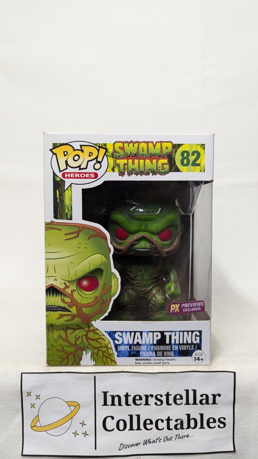 Funko Pop! Swamp Thing #82 Px Vistas Previas Exclusivas
