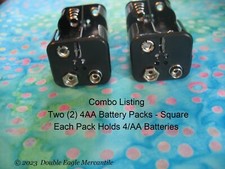 Two 2 4AA Battery Holders