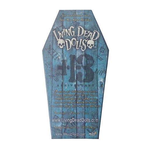 LIVING DEAD DOLLS MENARD OPEN BOXED DOLL MEZCO | 2011 W/Death Cert - Picture 8 of 8