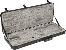 Genuine Fender DELUXE MOLDED Strat/Tele Black Electric Guitar Case