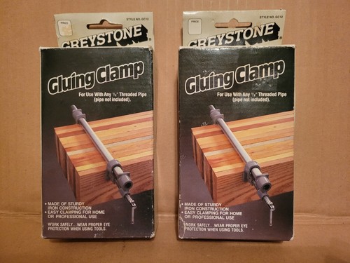 2 Greystone 1/2" Gluing Clamps New In Box