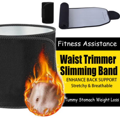Slimming Stomach Sweat Wrap Workout Wrap Sweat Belt Waist Weight Trimmer