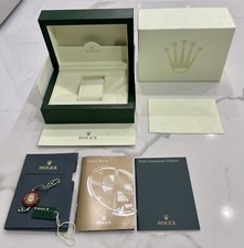 Autentico ROLEX Daytona Watch Box Set Completo Libretto Etichette 116520 116523