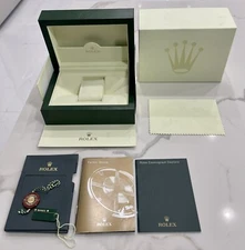Authentic ROLEX Daytona Watch Box Set  Full Set Booklet Tags 116520 116523