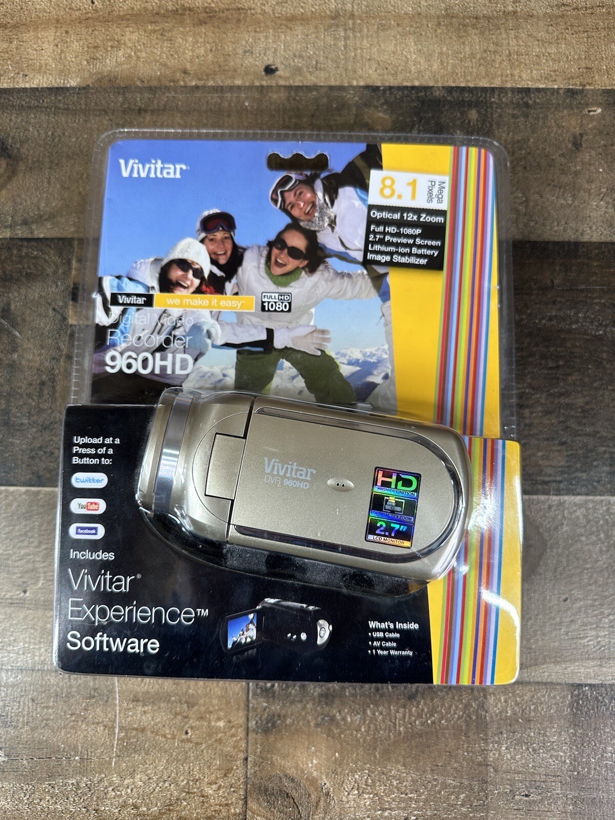 Vivitar DVR 960 HD 8.1 mp 1080 Video Camera Brand New